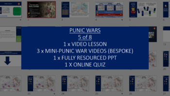 Preview of Roman History: Roman Army & Punic Wars Case Study - with 4 teacher videos - 5/8