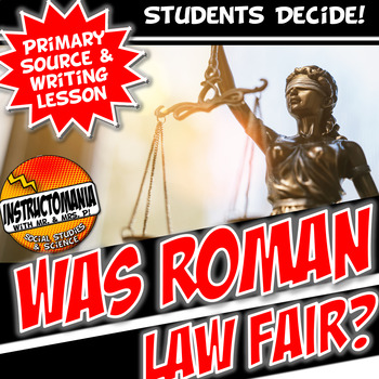 Preview of Were the 12 Table Fair? Roman Laws Writing & Literacy Primary Source Activity