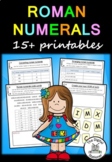 Roman Numerals – 19 printables /activities / worksheets