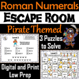 Roman Numerals Activity: Pirate Themed Escape Room Math (4