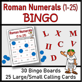 Roman Numerals (1-25) BINGO GAME | Printable and Ready to Go