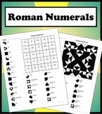 Roman Numerals Color Worksheet