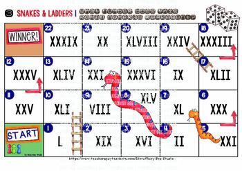 roman board game snakes and ladders template