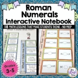 Roman Numerals Interactive Notebook - Engaging Math Lessons Gr3-5