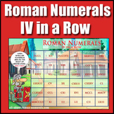 Roman Numerals Lesson - 4 in a Row Roman Numerals Game - H