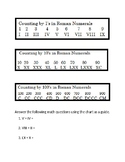 Roman Numerals Math Assignment