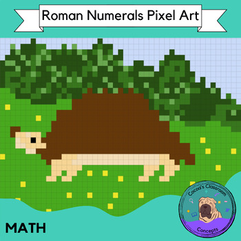 Preview of Roman Numerals Pixel Art