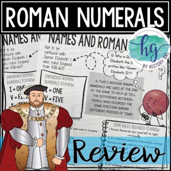 Preview of Roman Numerals Review (Print & Digital)