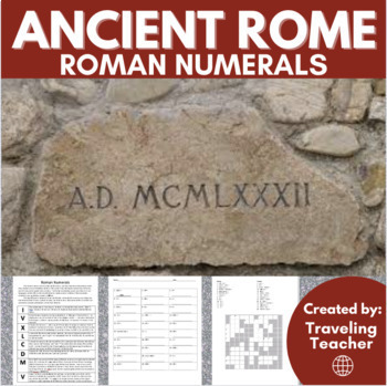 Preview of Roman Numerals in Ancient Rome: Reading Passages + Activities