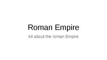 Roman Republic And the roman Empire by james Harris | TPT