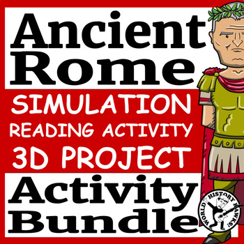 Preview of Ancient Rome Simulation & Activity BUNDLE - Roman Republic Senate Punic Wars