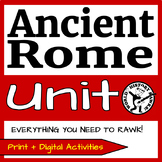Ancient Roman Republic Unit Bundle - Map Reading Activitie