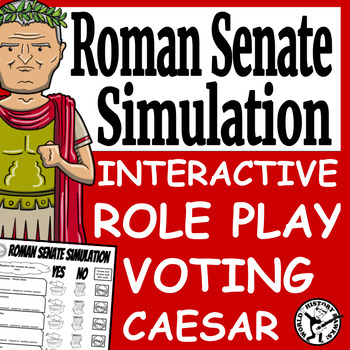 Preview of Roman Senate Simulation Ancient Rome Roman Republic Empire Caesar Activity