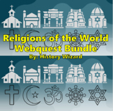 Religions of the World Webquest Bundle
