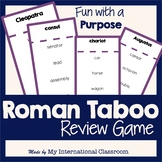 Roman Taboo Classroom Game