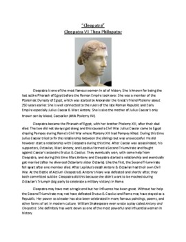 Preview of Roman Women Stations Readings