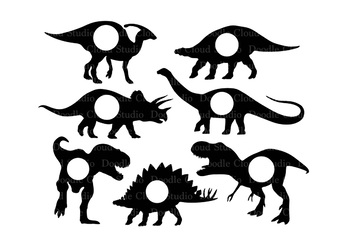 Download Dinosaur Svg Dinosaur Monogram Prehistoric Dinosaur Svg Files Tpt