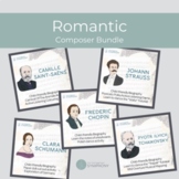 Romantic Era Musical Composer Bundle with Elementary Music