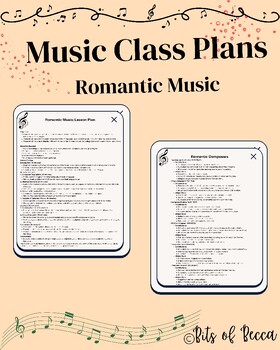 Preview of Romantic Music History: Lesson Plan