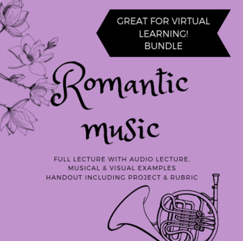 Preview of Romantic Music - Piece Analysis Project & Handout - Bundle