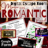 Romantic Period Music Escape Room (Activity to learn about