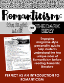 Romanticism: Light Side or Dark Side? Quiz -- Perfect as a