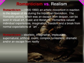 Romanticism Vs. Realism / An Exploration Of Two Movements In Art And Music