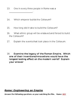35 Rome Engineering An Empire Worksheet Answers - support worksheet