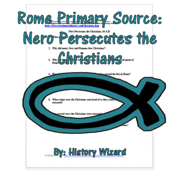 Preview of Rome Primary Source: Nero Persecutes the Christians