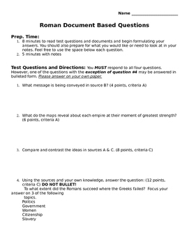 Preview of Rome: to what extent did Rome Succeed and Greece Fail? compare and contrast