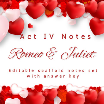 Preview of Romeo & Juliet Act IV Guided Notes