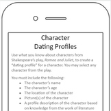 Romeo & Juliet: Character Dating Profiles