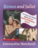 No Prep Editable Virtual Romeo and Juliet Interactive Note