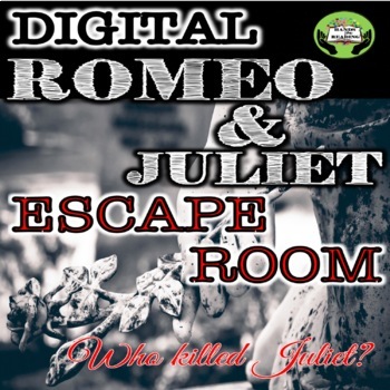 Preview of Romeo & Juliet Digital Escape Room | Who/What Killed Juliet? | Distance Learning
