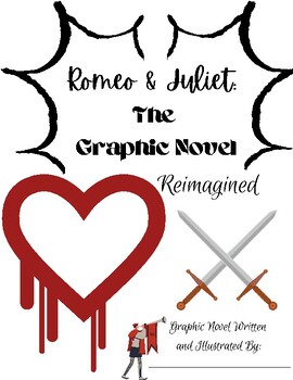 Preview of Romeo & Juliet: Graphic Novel Template Engaging, Creative Resource