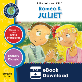 Preview of Romeo & Juliet - Literature Kit Gr. 7-8
