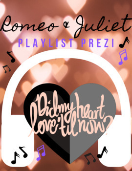 Preview of Romeo & Juliet Playlist Prezi Project