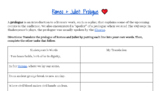 Romeo + Juliet Prologue Google Doc