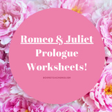 Romeo & Juliet Prologue - Scaffolded Translation with Answers