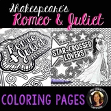 Romeo & Juliet Shakespeare Coloring Pages
