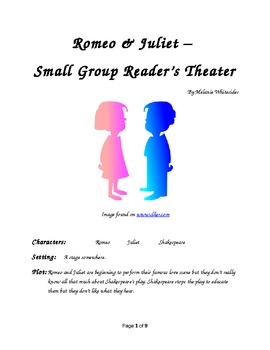 Preview of Romeo & Juliet Small Group Reader's Theater