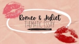 Romeo & Juliet Thematic Essay Slideshow