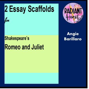 Preview of Romeo and Juliet 2 Essay Scaffolds Detailed and Outlined HIGH SCHOOL ELA ENGLISH