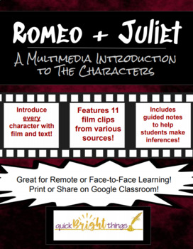 Preview of Romeo and Juliet: A Multimedia Introduction to the Characters