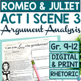 Romeo and Juliet Act 1 Scene 3 Analysis Lady Capulet's Arg