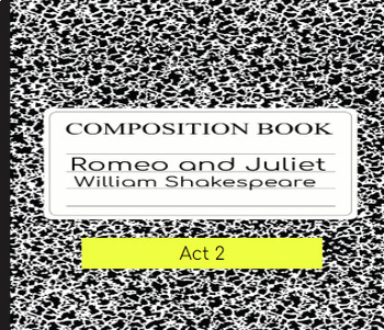 Preview of Romeo and Juliet: Act 2 Interactive Google Slide Deck