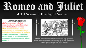 Preview of Romeo and Juliet: Act 3 Scene 1 - The Fight Scene!