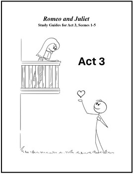 Preview of Romeo and Juliet Act 3 Study Guide and Answer Key (Level 3-4 of Webb's DOK)