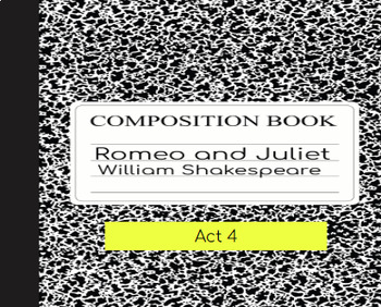 Preview of Romeo and Juliet: Act 4 Interactive Google Slide Deck