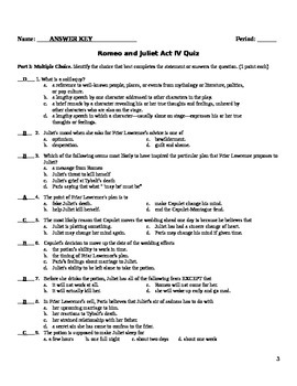 literary analysis questions for romeo and juliet